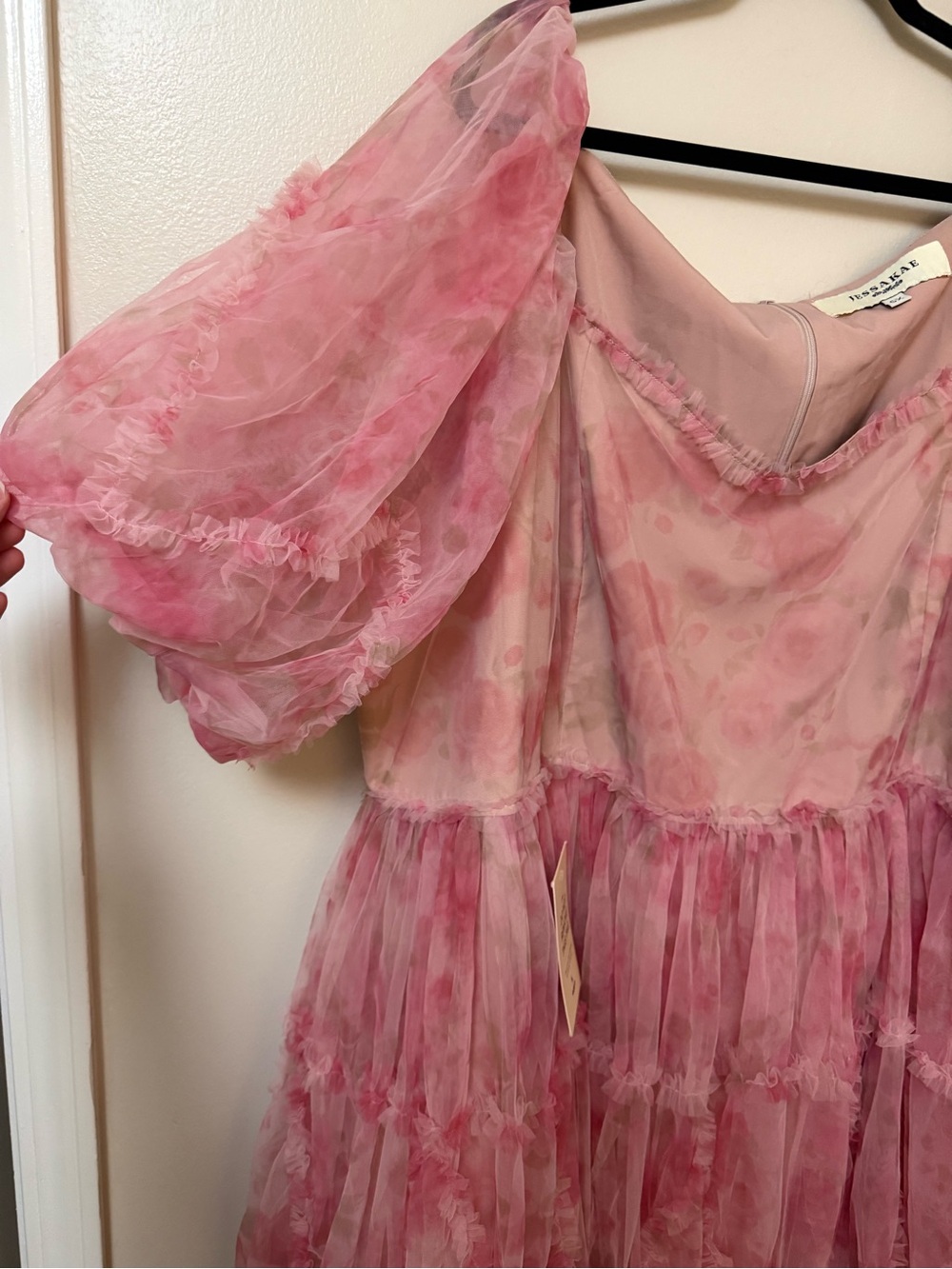 NEW Jessakae Jewel lace pink twirly dress - Picture 3 of 15